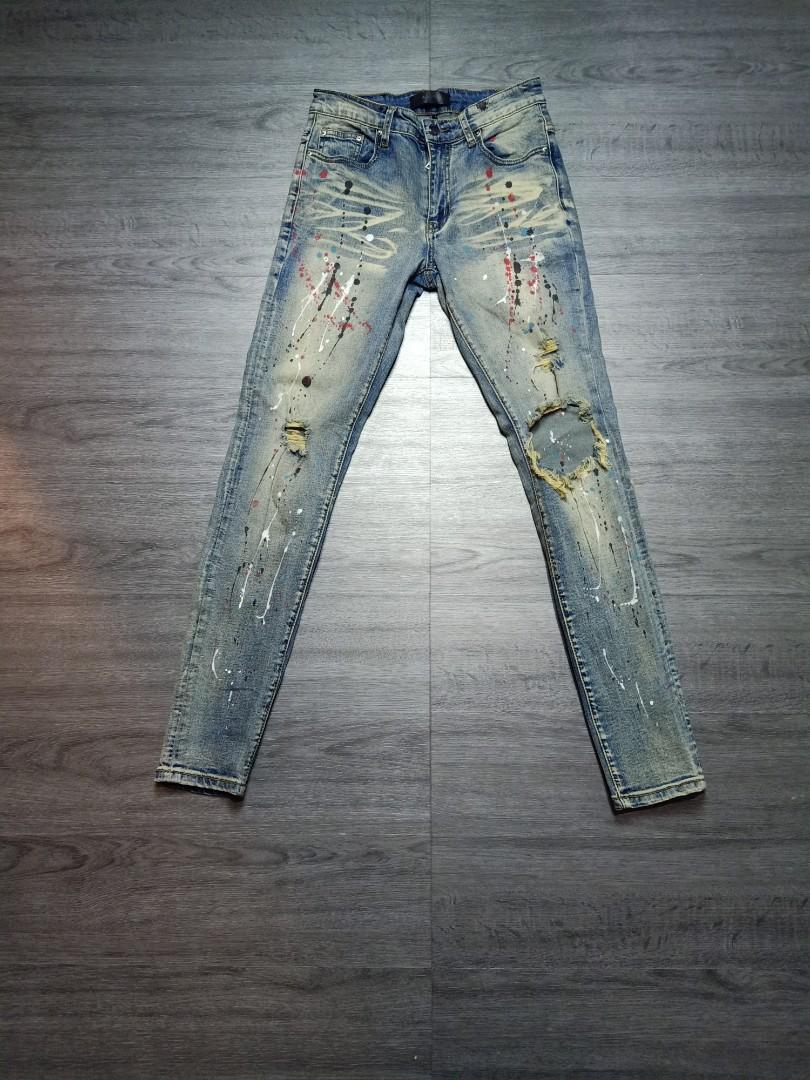 Amiri paint sales splatter jeans