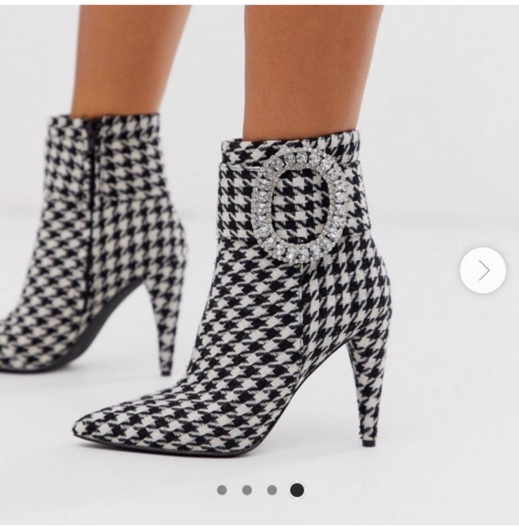 houndstooth heels