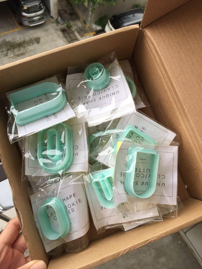 TAKE ALL - 12pcs Assorted Clay/Cookie Cutters (Category: Craft Supplies & Tools) located in Pasay City. Submitted by dyanboni (Listing ID 1110498742, Image 1). Description: Take all: 12 pcs cutters (assorted shapes) See images for the included shapes. Last price posted. Buyer takes care of shipping/delivery fee..