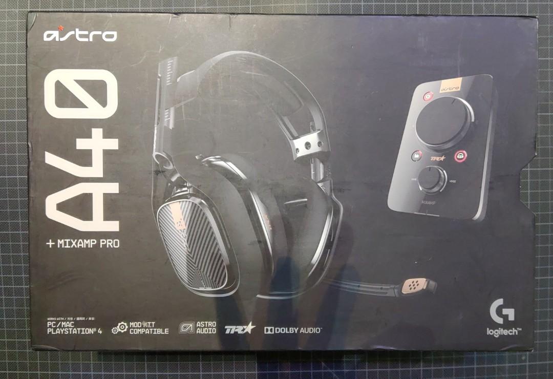 Astro A40 TR headset  mixamp pro tr over 90% new, 音響器材, 頭戴式/罩耳式耳機-  Carousell