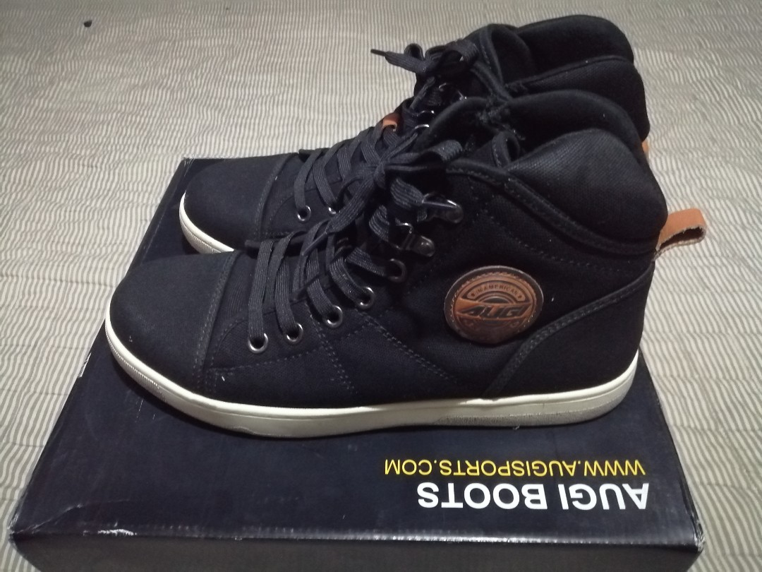 Augi Boots Motorcycle Shoes (10us), Men 