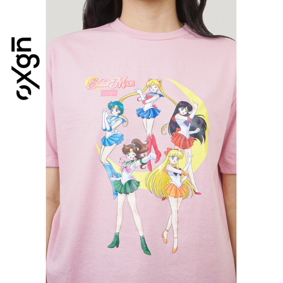 Authentic Sailor Moon X Oxygen Oversized Graphic Shirt, Women's Fashion ...