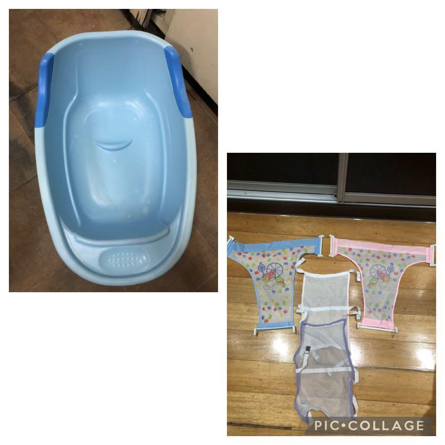 Baby Bath Tub With 4 Nets Babies Kids Bathing Changing Bathtub Bath Accessories On Carousell