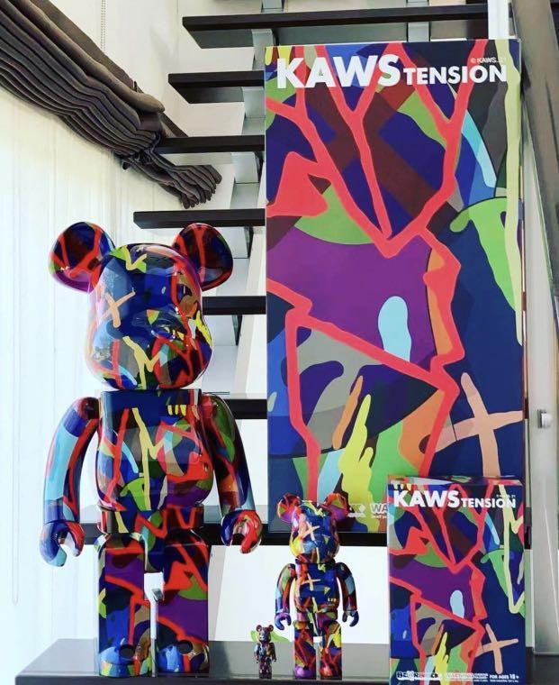 BE@RBRICK KAWS TENSION 100% & 400% カウズ