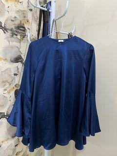 blouse lengan terompet