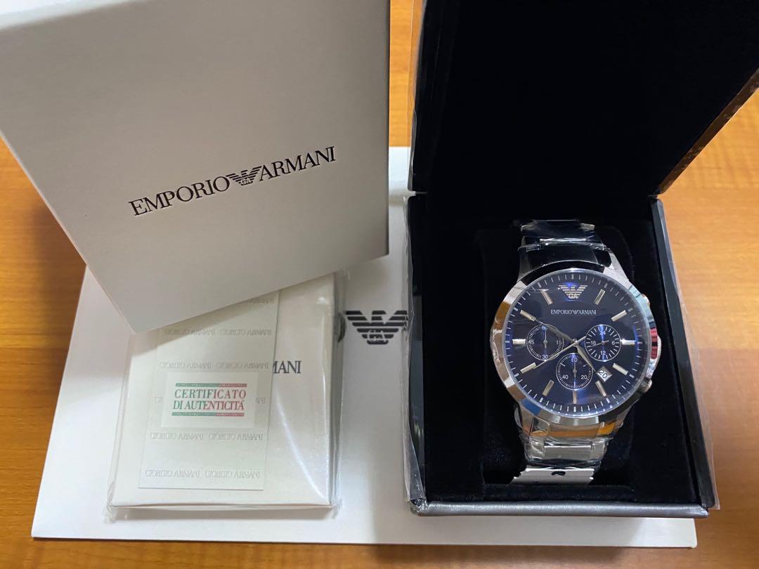 Brand New] Emporio Armani Men's Watch AR2448 - (National Day Sale), Men's  Fashion, Watches & Accessories, Watches on Carousell