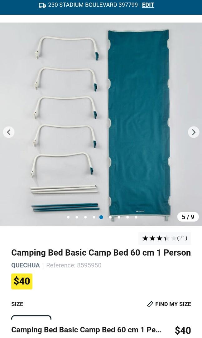 Camp bed 60 online