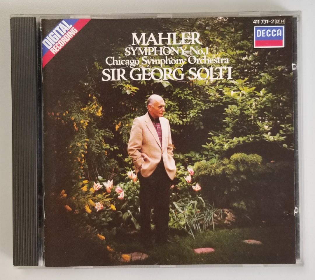 CD - Mahler · Symphony No.1 : Sir Georg Solti / Chicago Symphony Orchestra  (Germany)