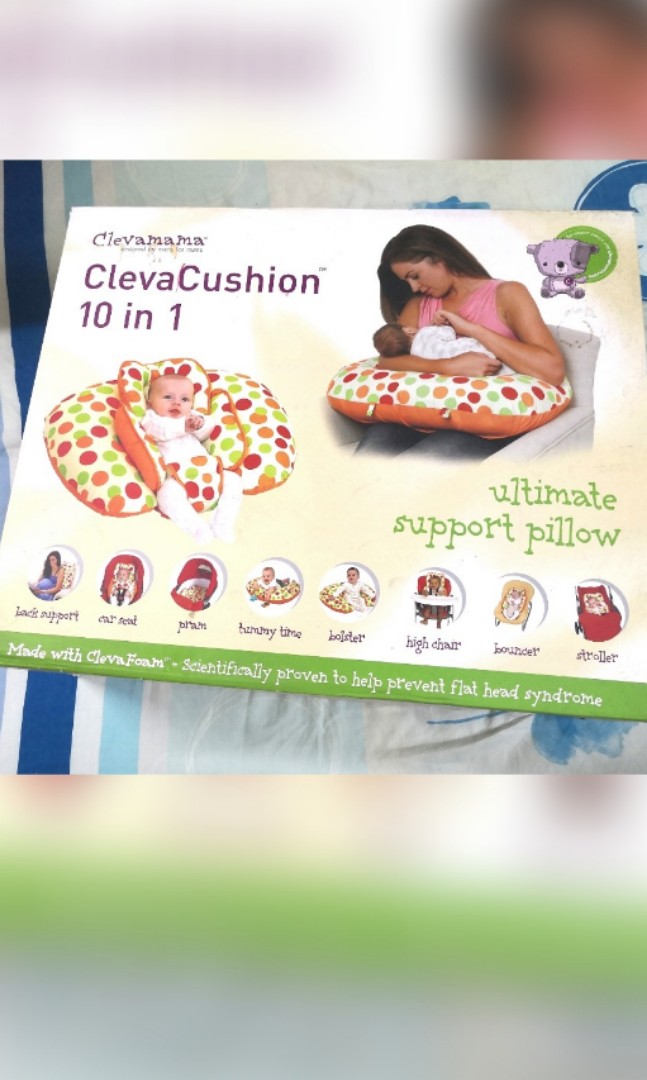 Clevacushion 10 in 1 nursing pillow store