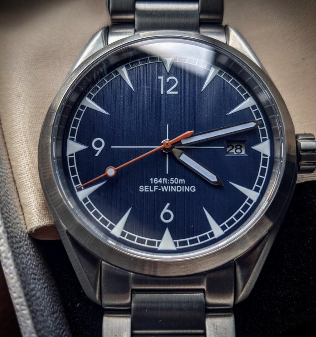 Omega sales railmaster homage