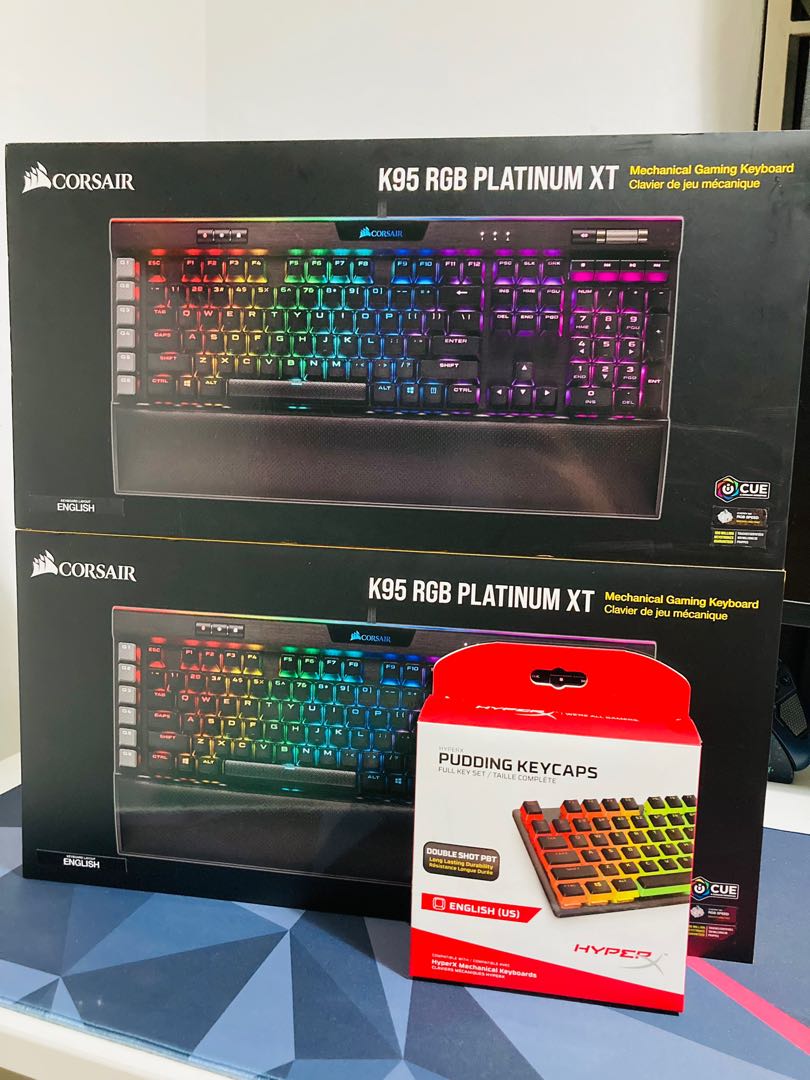 Corsair K95 Rgb Platinum Xt Cherry Mx Speed 2 Unit Gaming Keyboard Electronics Computer Parts Accessories On Carousell