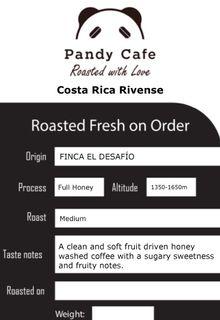 Costa Rica Rivense Finca El Desafio Freshly Roasted Coffee Beans