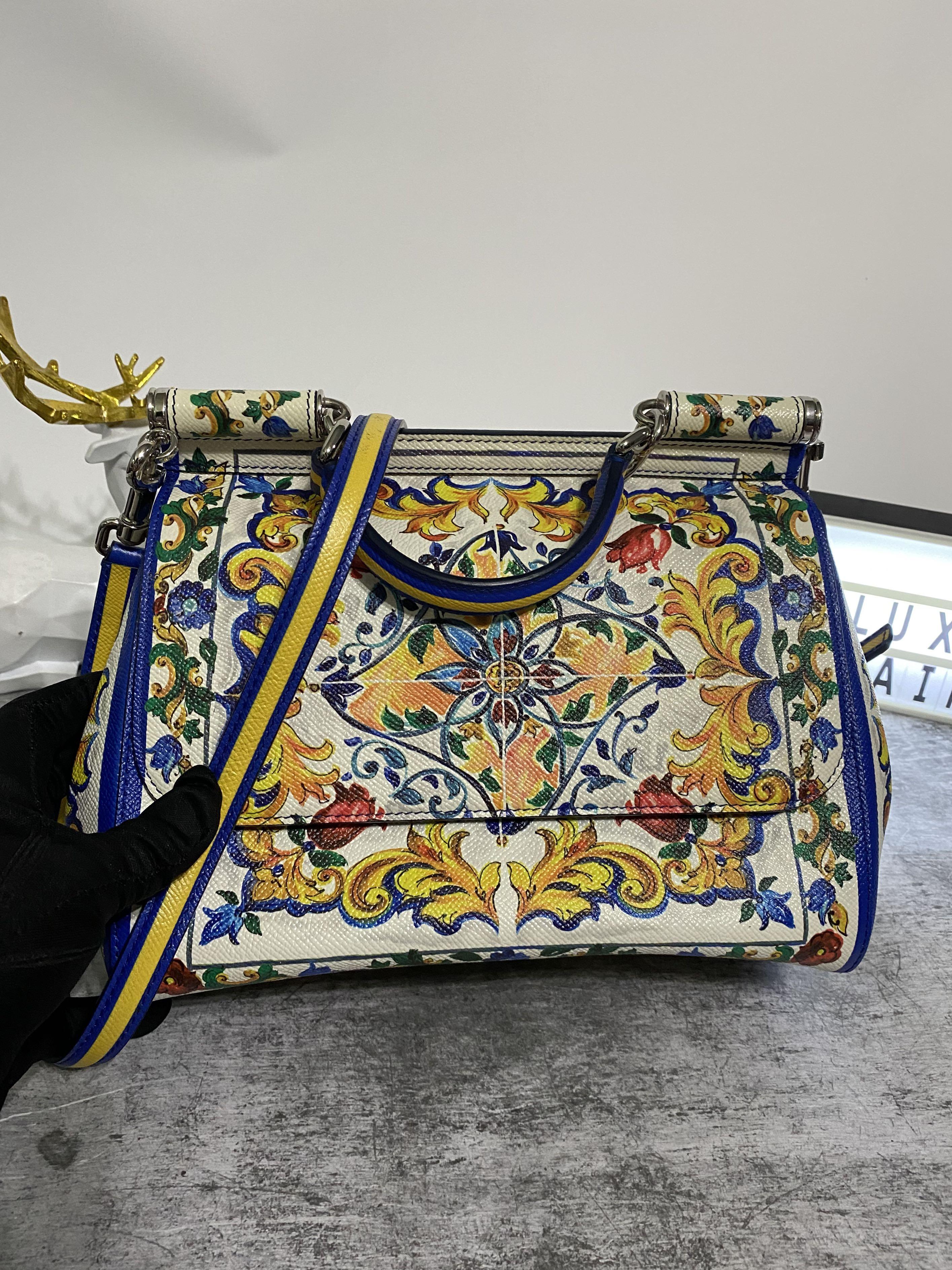 New Rare Dolce & Gabbana Maiolica Sicily Bag