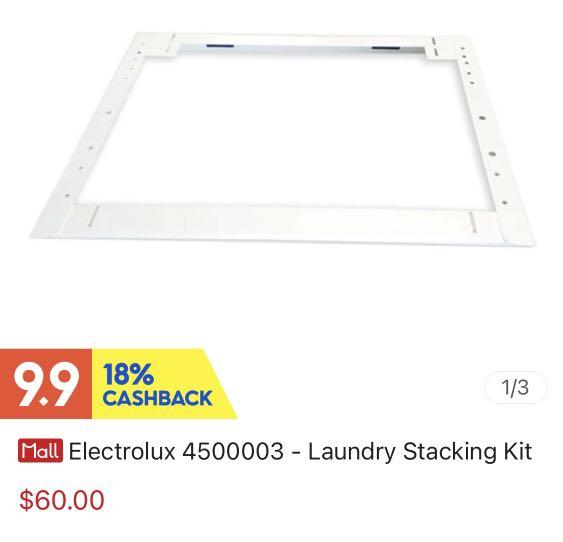 Electrolux Washer/Dryer Stacking Kit, TV & Home Appliances, Washing