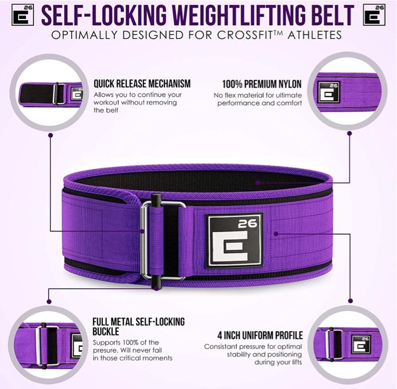 Element 26 Self-Locking Weight Lifting Belt - Top selling on