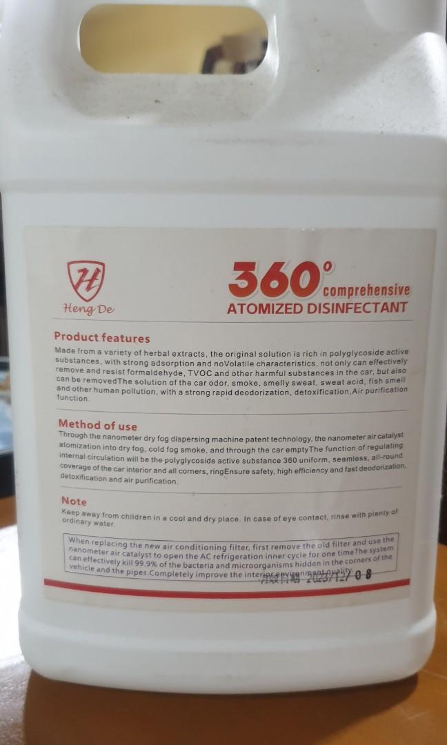 [ELEYO] MITSUSHI Fog spray disinfectant machine with FREE 4L atomized