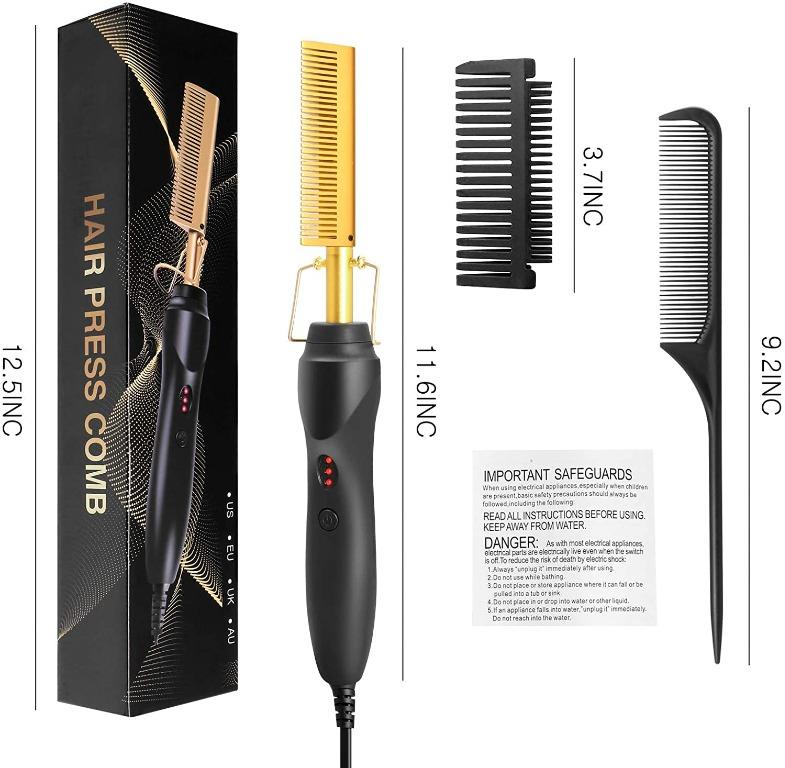 Electric pressing sale comb sally's