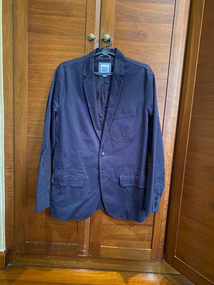 Gap Navy Blue Sports Coat Blazer Jacket Men s Fashion Coats