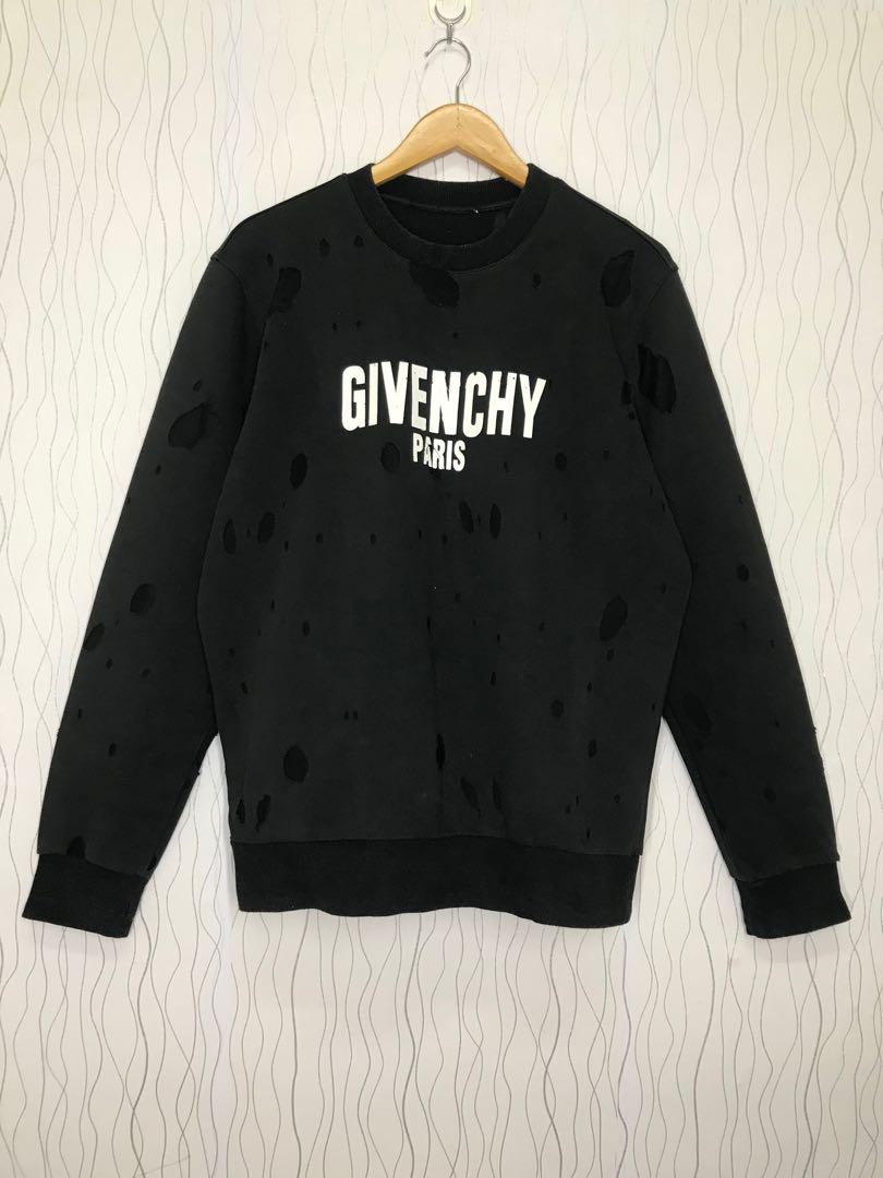 Givenchy destroyed sweater best sale