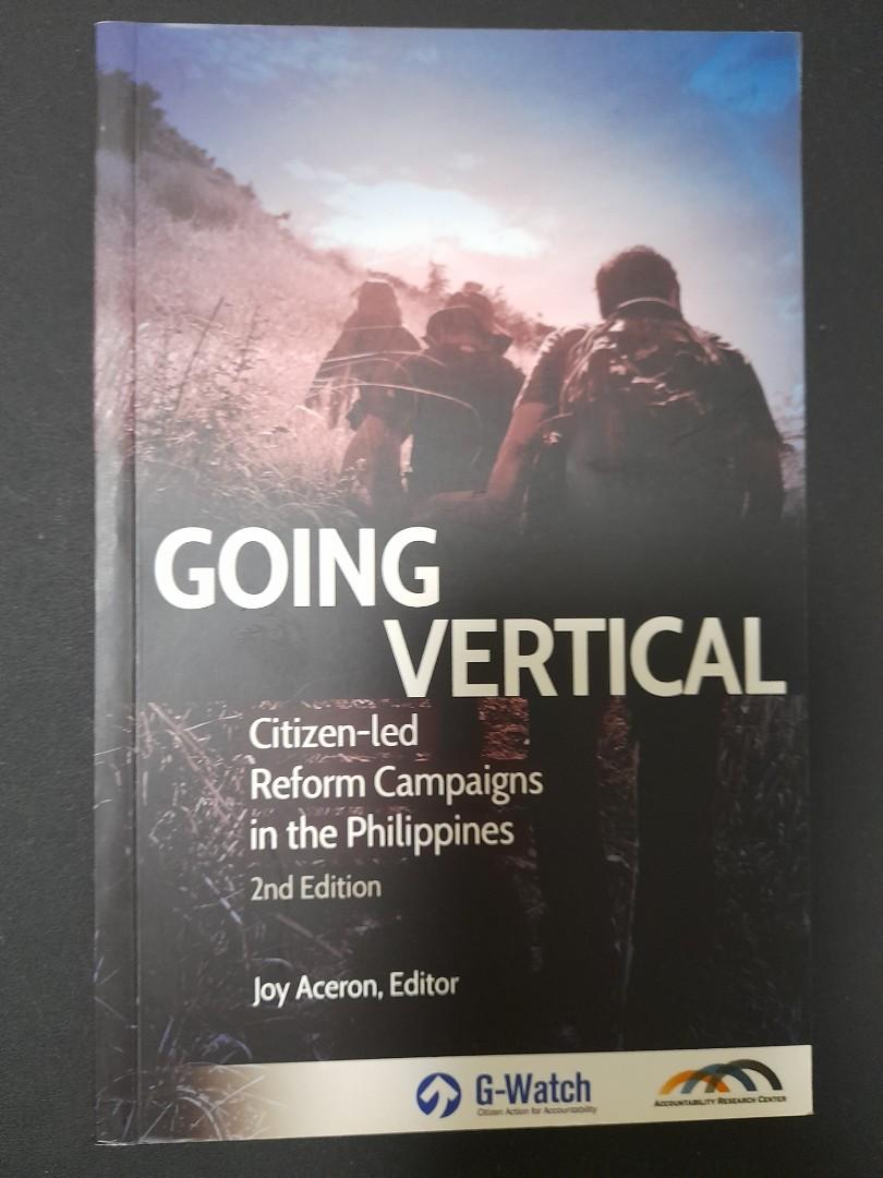 Going Vertical: Citizen-Led Reform Campaigns in the Philippines (Category: Textbooks) located in Quezon City. Submitted by grannyacct (Listing ID 1110524149, Image 1). Description: .