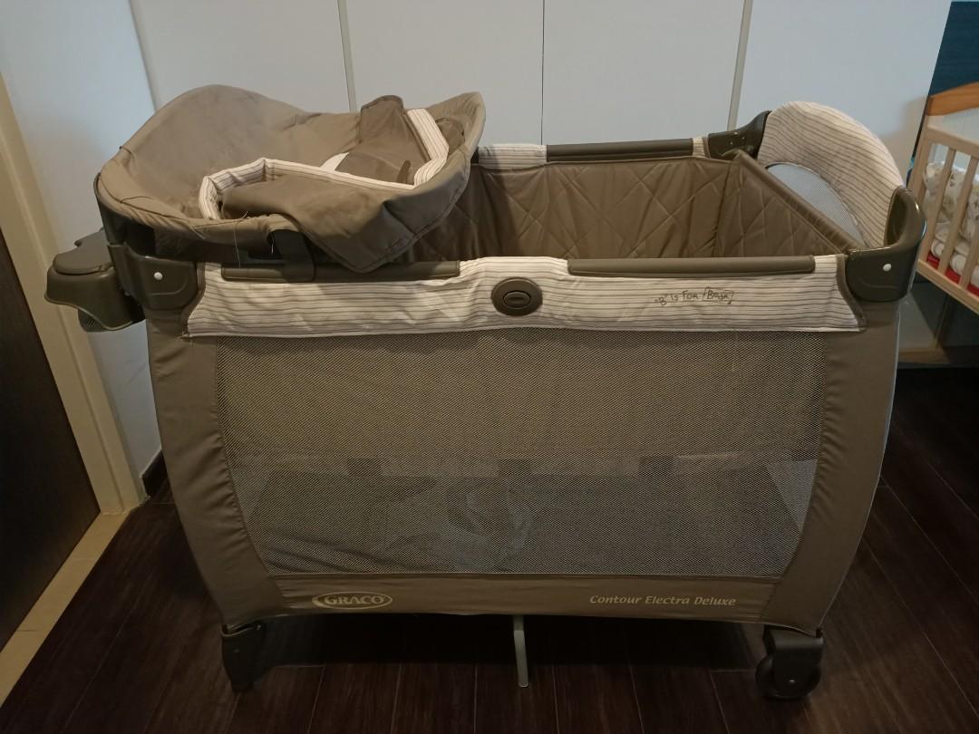 Graco Baby Cot & Play Pen, Babies & Kids, Baby Nursery & Kids Furniture ...