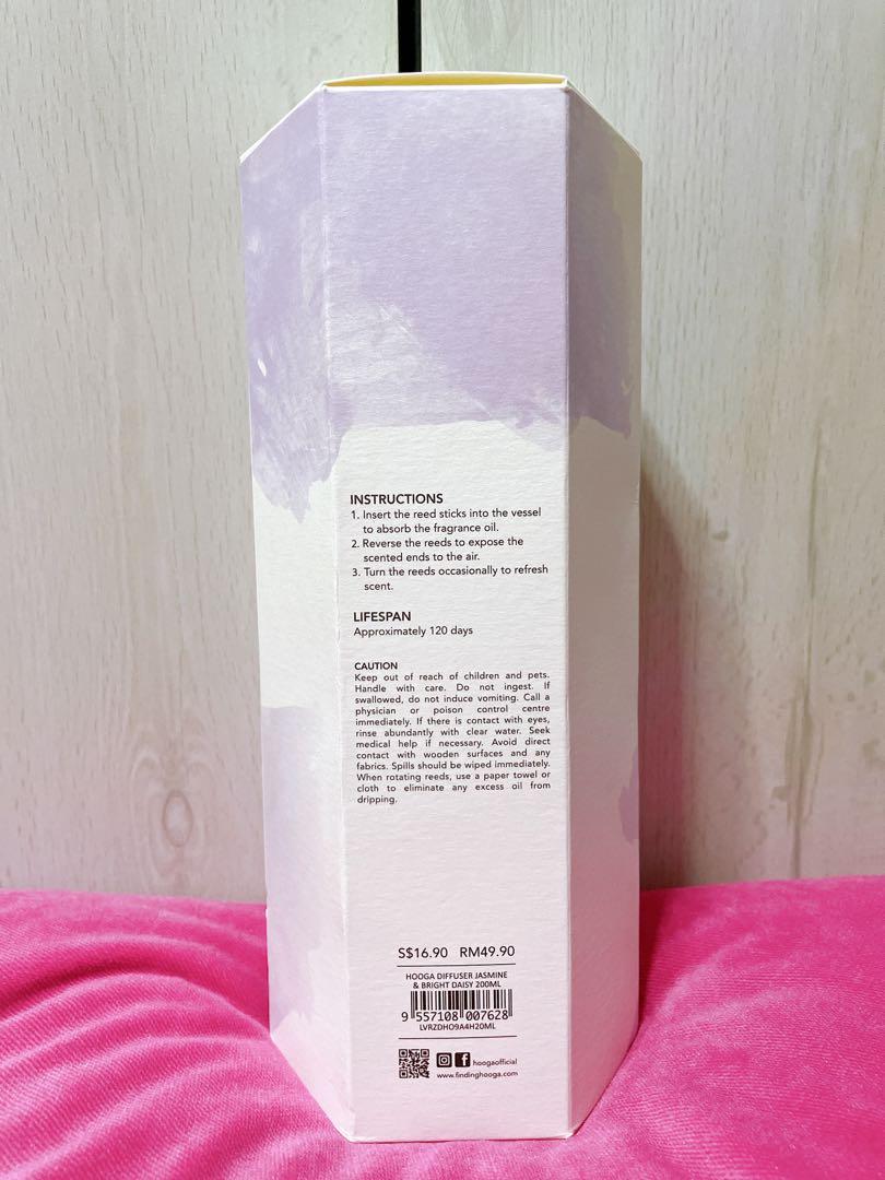 Hooga Reed Diffuser : Jasmine & Bright Daisy, Furniture & Home Living ...