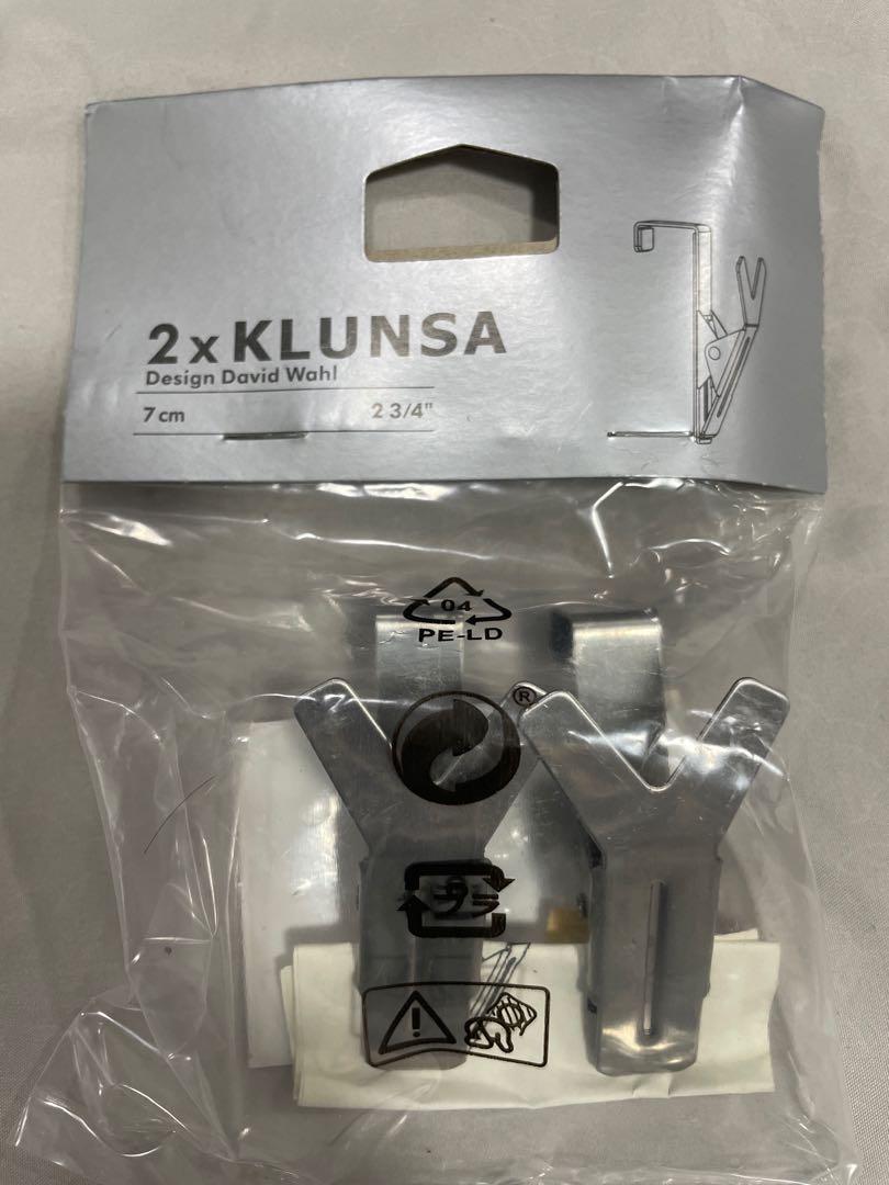 Ikea klunsa hanger with clip store