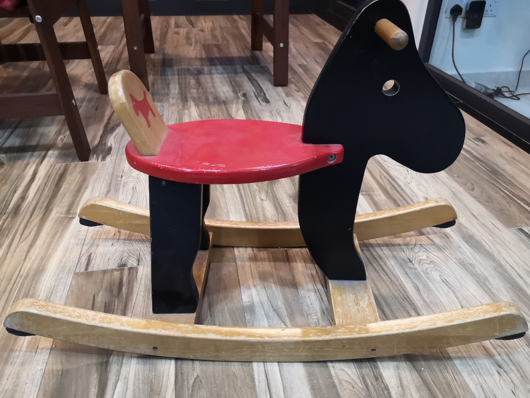 Ikea wooden rocking horse discount
