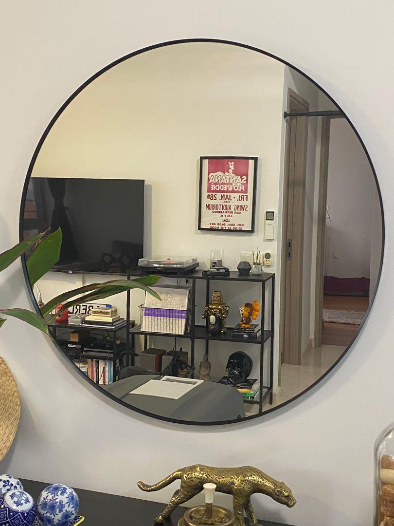 IKEA LANGESUND black circle mirror - Mirrors - Melbourne, Victoria,  Australia, Facebook Marketplace