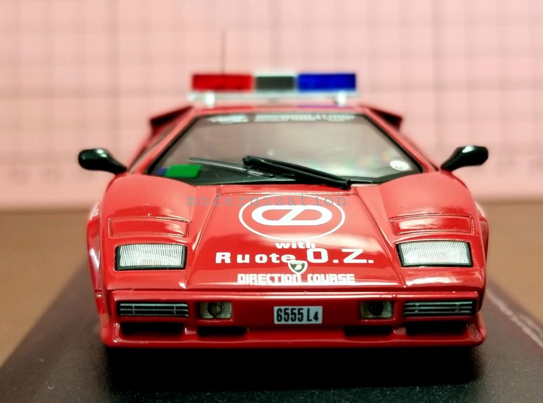 ▫1:43 Lamborghini Countach Safety Car 1983 Monaco GP (Red) [iXO 