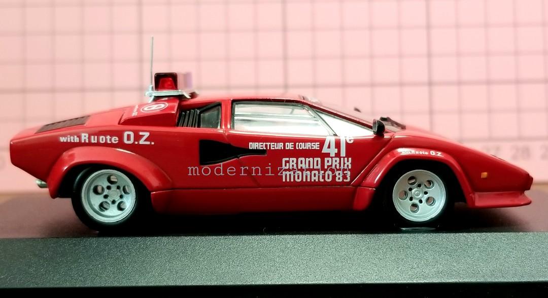 ▫1:43 Lamborghini Countach Safety Car 1983 Monaco GP (Red) [iXO 