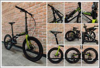 Latest 2022 stock. JAVA X2 20"inch 9 speed folding bicycle (Ready Stock)