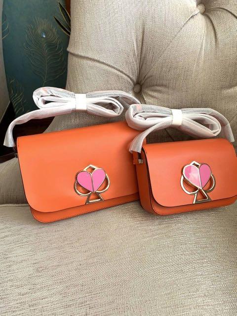 Kate Spade New York Nicola Twistlock Mini Shoulder Bag - Juicy Orange