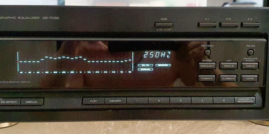 Kenwood Stereo Graphic Equalizer GE7030, Audio, Other Audio Equipment