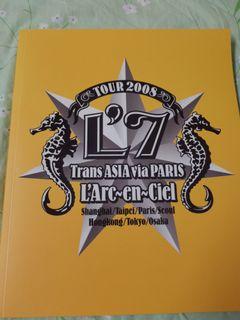 L'arc en ciel 2008年L7演唱會 場刊 tour 日本