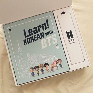 Learn Korean with BTS with POB notebook (super sale)