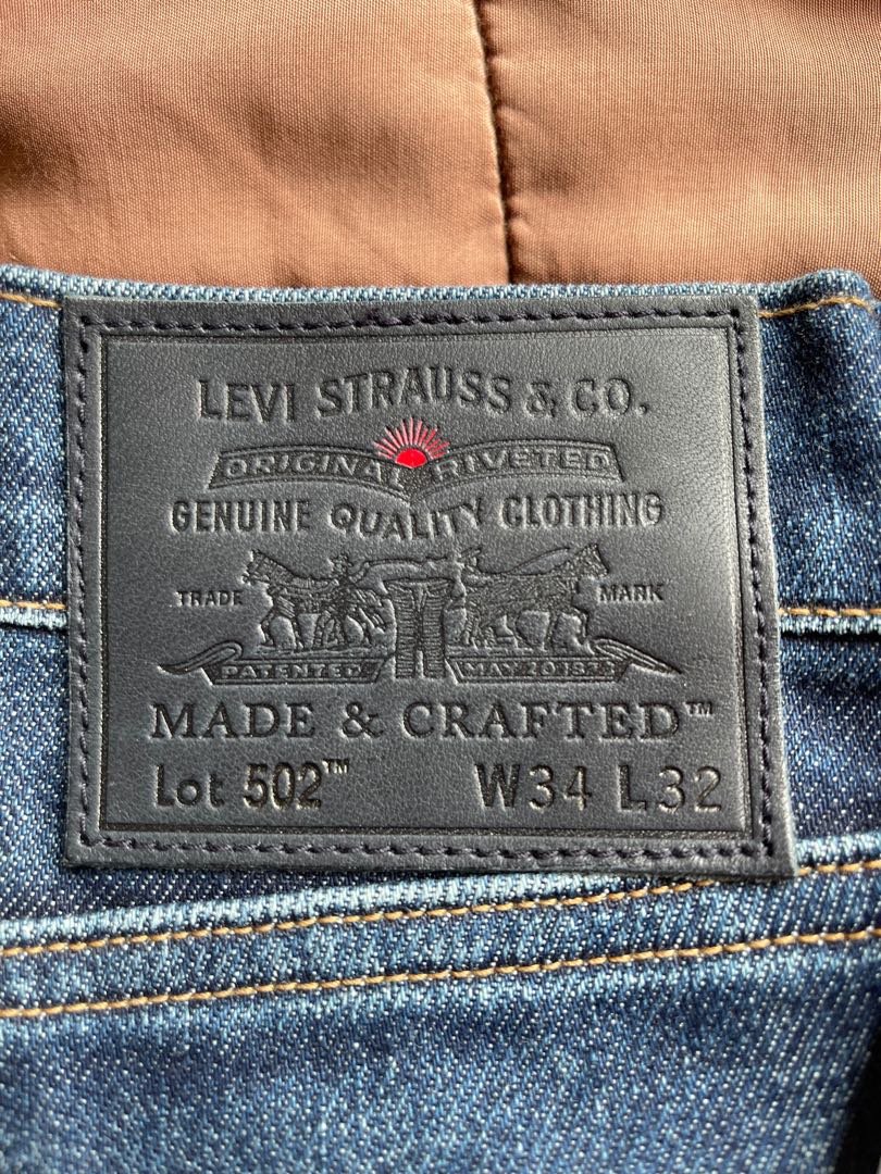 Levi's 男裝Levi's MIJ Levis 502 Made In Japan 502-56518-0017 502 W34L32 日本版。,  男裝, 褲＆半截裙, 牛仔褲- Carousell