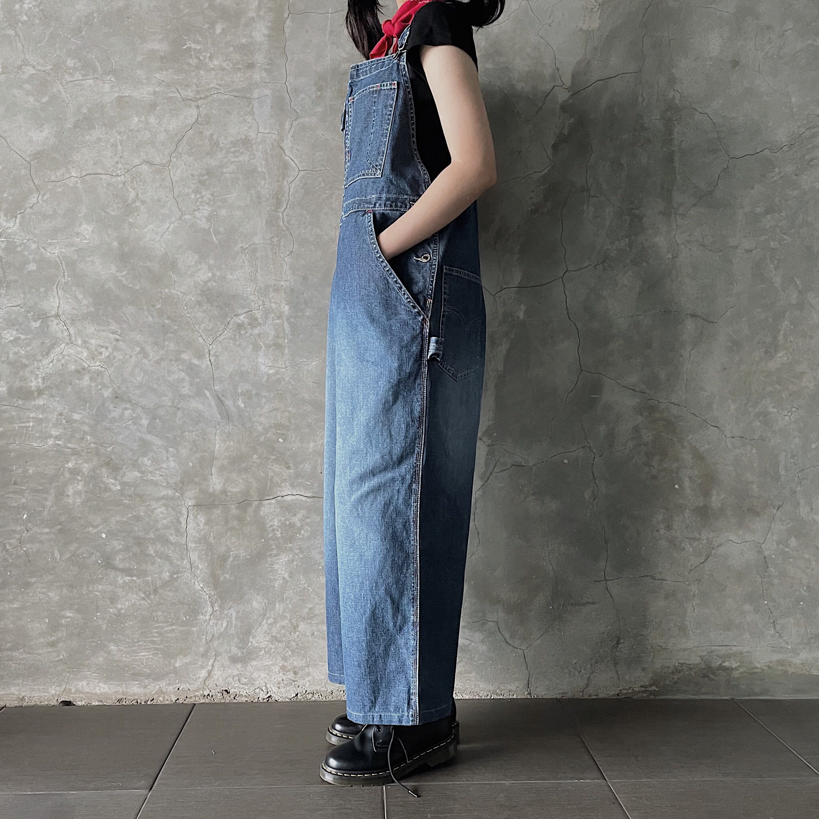 Levi's silver tab overall jeans denim 