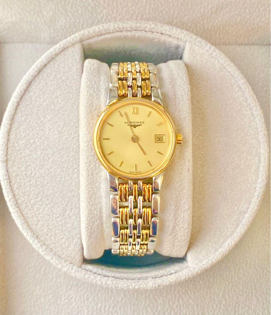 Longines two clearance tone ladies watch