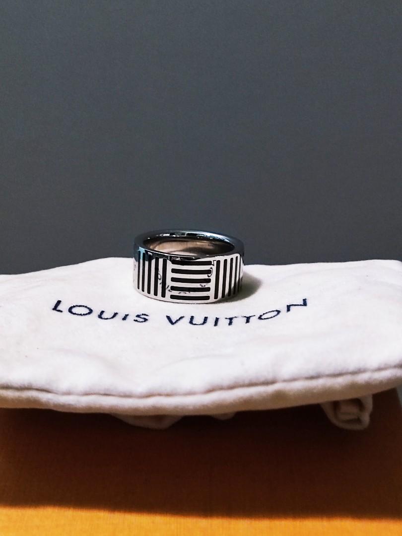 Louis Vuitton Louis Vuitton Berg Damier Colors Ring No. 19 # 20 M Size Black  M62493