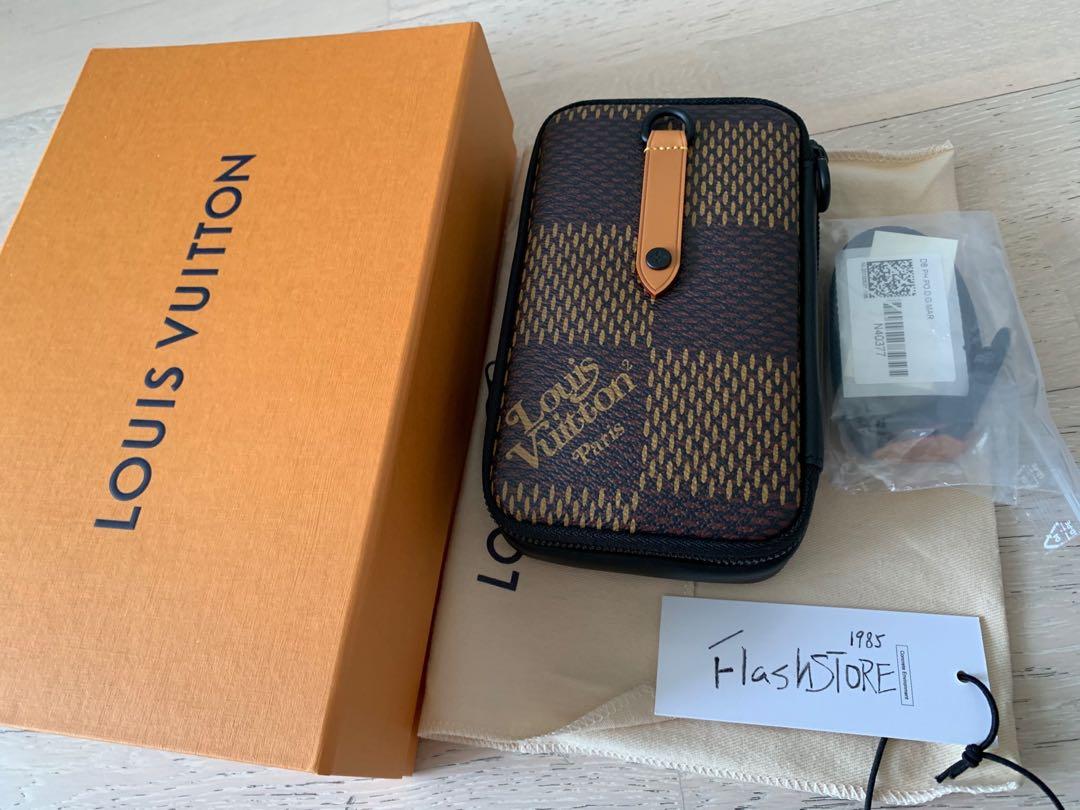 LOUIS VUITTON x NIGO Double Phone Pouch N40377 Bag Turtle Damier Virgil  Abloh