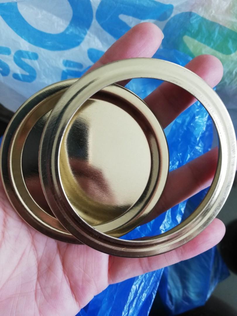 Mason jar lids and rings (Category: Other Kitchenware & Tableware) located in Imus. Submitted by mymy.redondo (Listing ID 1110570008, Image 1). Description: Generic mason jar lid and rings. regular sized. 6pcs available. unused but no box though..