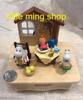 Licensed Moomin Lulu Rice's Home Swing Carousel Music Box