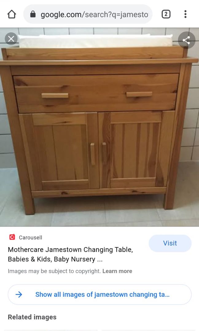Mothercare jamestown changing unit online