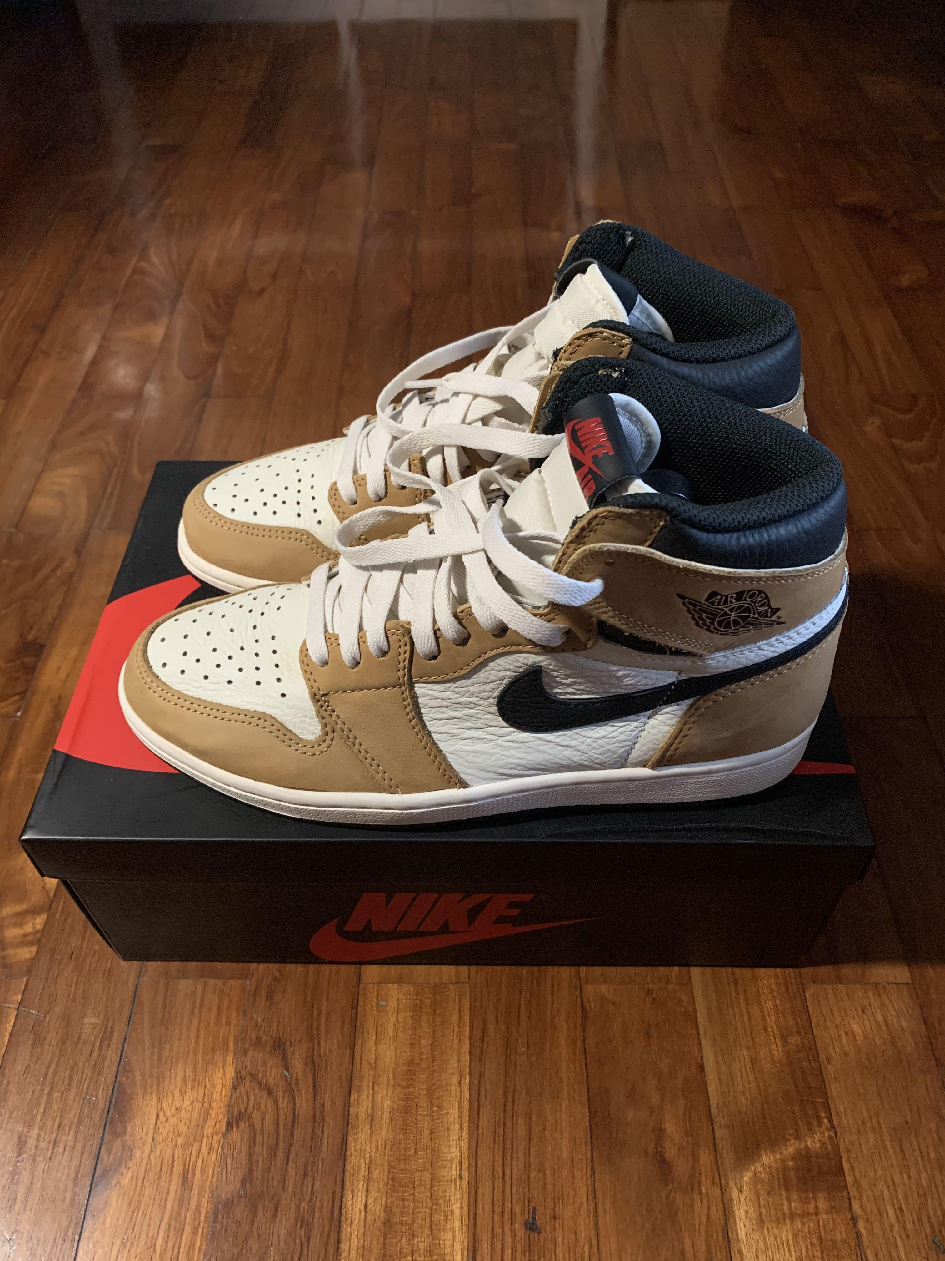 Jordan 1 rookie of discount the year white laces