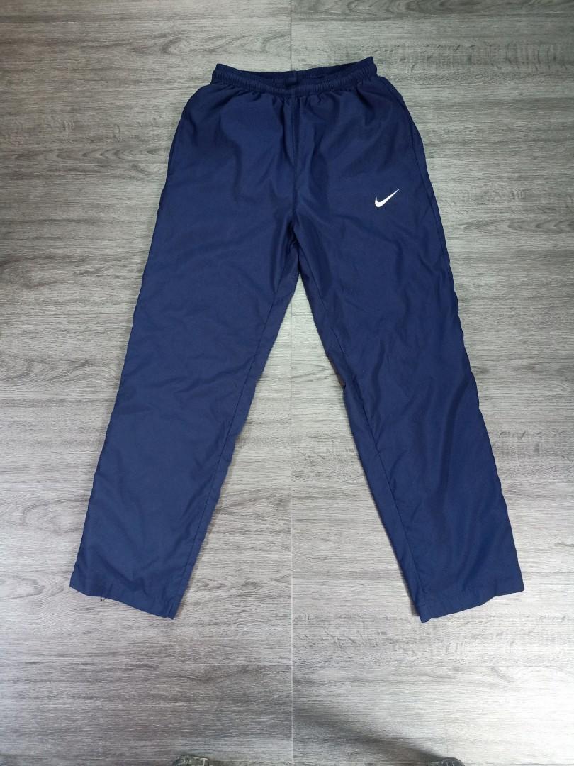 Vintage Nike Joggers Track Pants Mens XL Navy Blue Subtle Logo Baggy Fit  80s | eBay