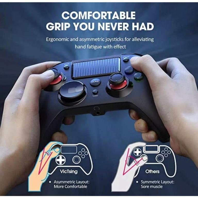 PICTEK PC263 Wireless Gamepad Bluetooth Game Controller for PC Laptop PS4
