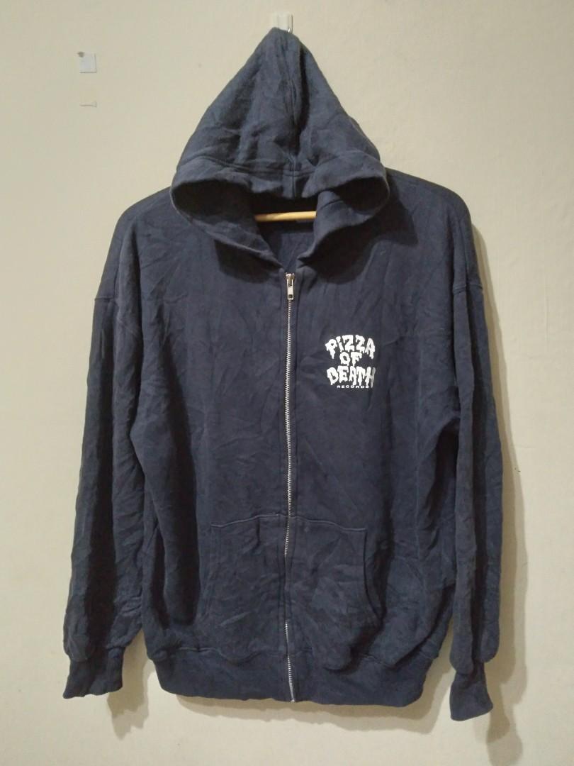 人気ブランド新作豊富 DEATH OF PIZZA PIZZA M｜メンズ GRAY HOODIE ZIP ミュージシャン
