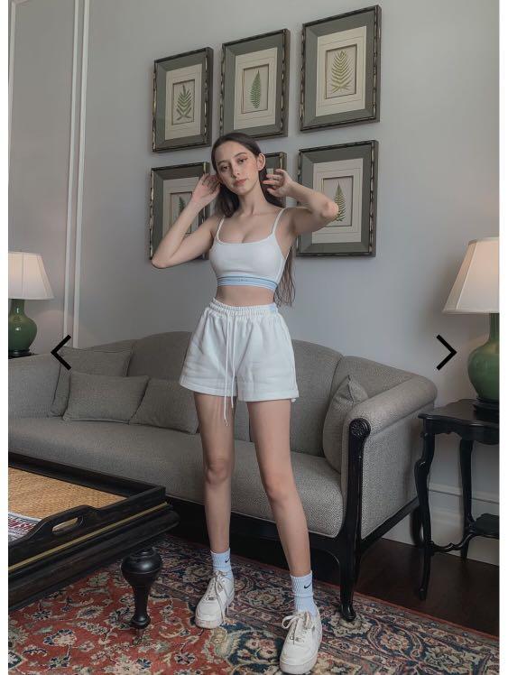 Plein Studio white lounge shorts brand new Women s Fashion