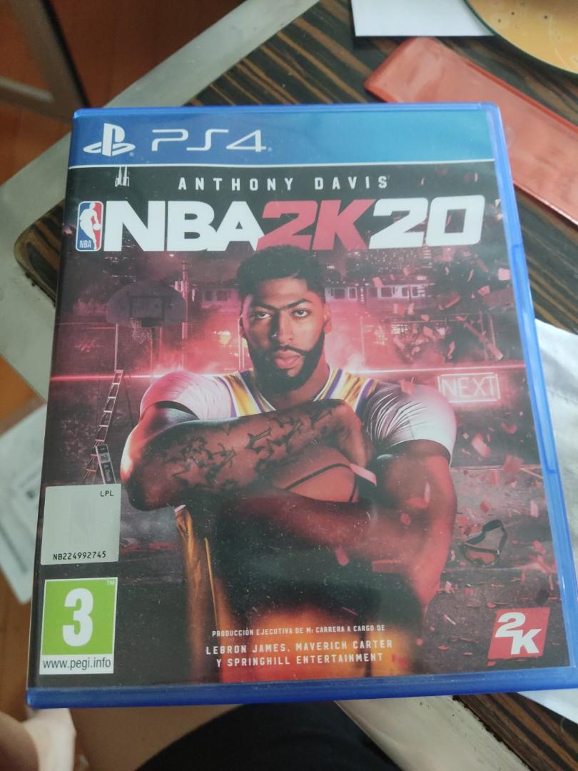 Ps4 nba 2k20 ( Anthony davis), 電子遊戲, 遊戲機配件, 遊戲禮物卡及